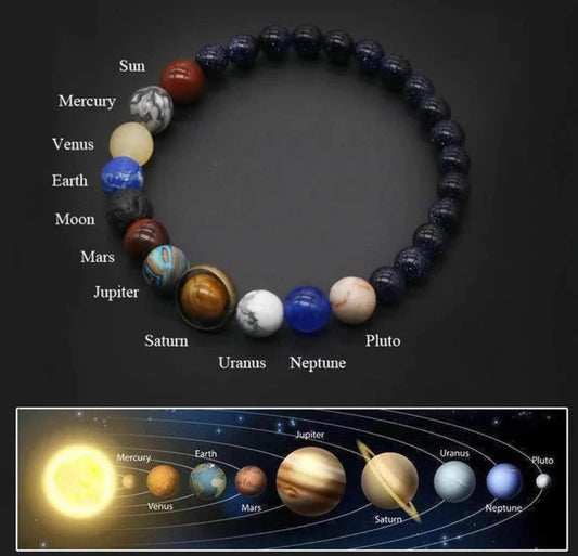 Pulsera sistema solar cósmico