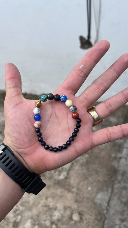 Pulsera sistema solar cósmico